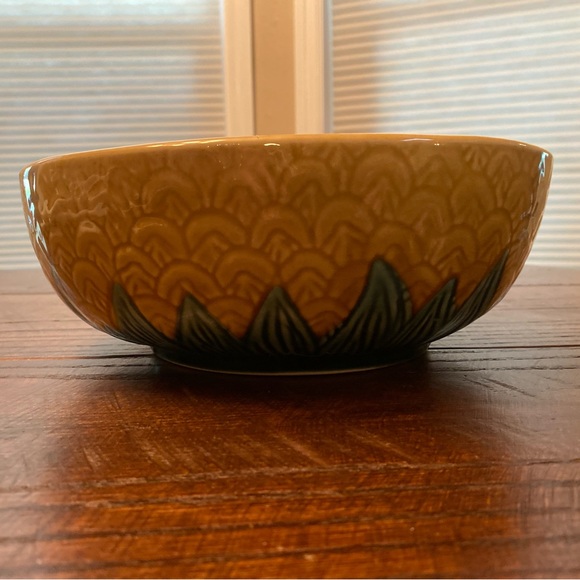 Pineapple Salad Bowl, Large Ceramic Pineapple Bowl, Pineapple Decor - Picture 2 of 15